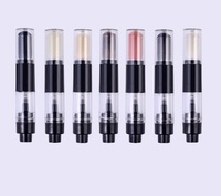 Kuas Bedak Smudge Hotsales Bulu Sintetis untuk Kecantikan Wajah Bebas Kekejaman Hewan, Dapat Digunakan untuk Mencukur, Set Kuas Makeup