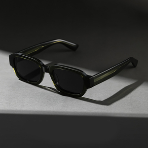 Lunettes de soleil polarisées en acétate Mazzucchelli fabriquées à la main, tendance mode, pour hommes, femmes, unisexe, confortables, monture intégrale, protection UV - Product Image 3