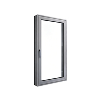 Ventanas Panorámicas de Aluminio con Rotura de Puente Térmico para Villas de Alta Gama, con Triple Vidrio Aislante, Diseño Moderno, Calificadas por Energy Star