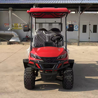 Voiturette de golf électrique tout-terrain 3-4 places, 48V/72V/96V, 100A/120A/150A, avec pneus de 12 pouces, pour adultes, véhicule utilitaire polyvalent à basse vitesse