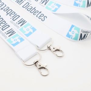 Custom Eco-Friendly Heat Transfer Lanyards Logo Polyester Neck Straps Lobster Clasp for ID Badges Promotional Gifts - Product Image 2