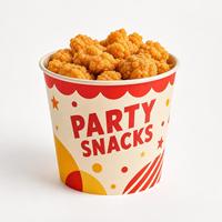 Caja de Papel para Pollo Frito, Contenedor de Alimentos para Llevar, Caja de Empaque para Pollo para Tiendas de Comida Rápida