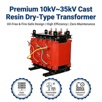 Kuru Tip Toroidal Bobinli Dağıtım Trafosu Yüksek Frekanslı Düşük Gürültülü Akıllı 350kva 630 Kva 3 Faz Kuru Tip Trafo