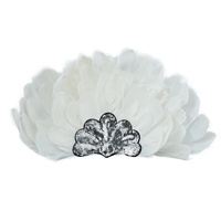 Coiffe à plumes et chapeau haut de forme pour femme, accessoire de cosplay pour Noël, carnaval, fête d'Halloween sur le thème du cardinal