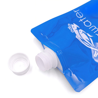 Nouveau design de pochette d'emballage liquide pour boisson avec bec verseur sac en plastique transparent à impression personnalisée de qualité alimentaire