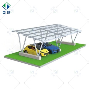Thương mại cấp hot-Dip mạ kẽm năng lượng mặt trời carports quang điện kệ với lên đến 60 mét/giây Tải trọng gió cho bãi đậu xe lớn cơ sở - Product Image 2