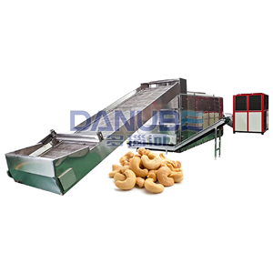 Sécheur continu à grande capacité OEM pour le traitement des noix de cajou, sécheur à bande maillée pour noix de cajou - Product Image 1