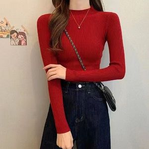 เสื้อสเวตเตอร์ Maxfree แขนยาว คอเต่า ทรงสลิม สไตล์เกาหลี ฮาราจูกุ  ถักนิตติ้ง - Product Image 6