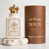 Ensemble de flacons de parfum de luxe carrés en verre vides de 50 ml avec emballage cadeau personnalisé en gros pour cadeaux, couleur personnalisée