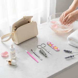 Professional Korean K Beauty <b>Nail</b> Care <b>Kit</b> Made South Korea 5pcs Handbag-Sized Stainless Steel Clippers Manicure Pedicure Set - Product Image 3