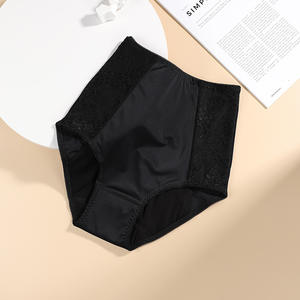 Ventes directes d'usine de quatre couches de pantalon physiologique taille haute de grande taille pantalon menstruel anti-fuite de grande <span class=keywords><strong>tante</strong></span> - Product Image 4