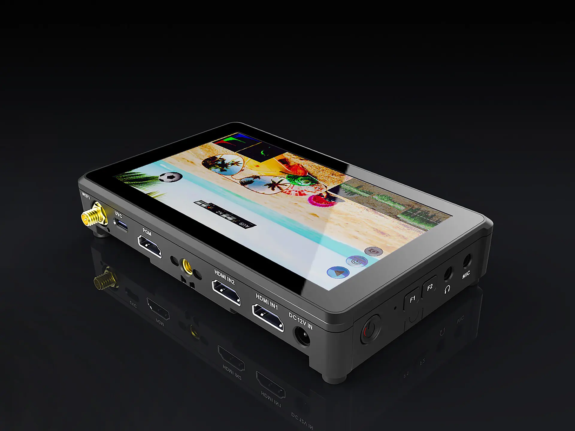2024 Movmagic новейший сенсорный экран высокой яркости live streaming Video switch USB wifi восходящая камера мониторы