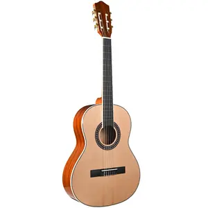 Toptan acemi gitar 36 "ladin ahşap klasik gitar OEM ODM kabul