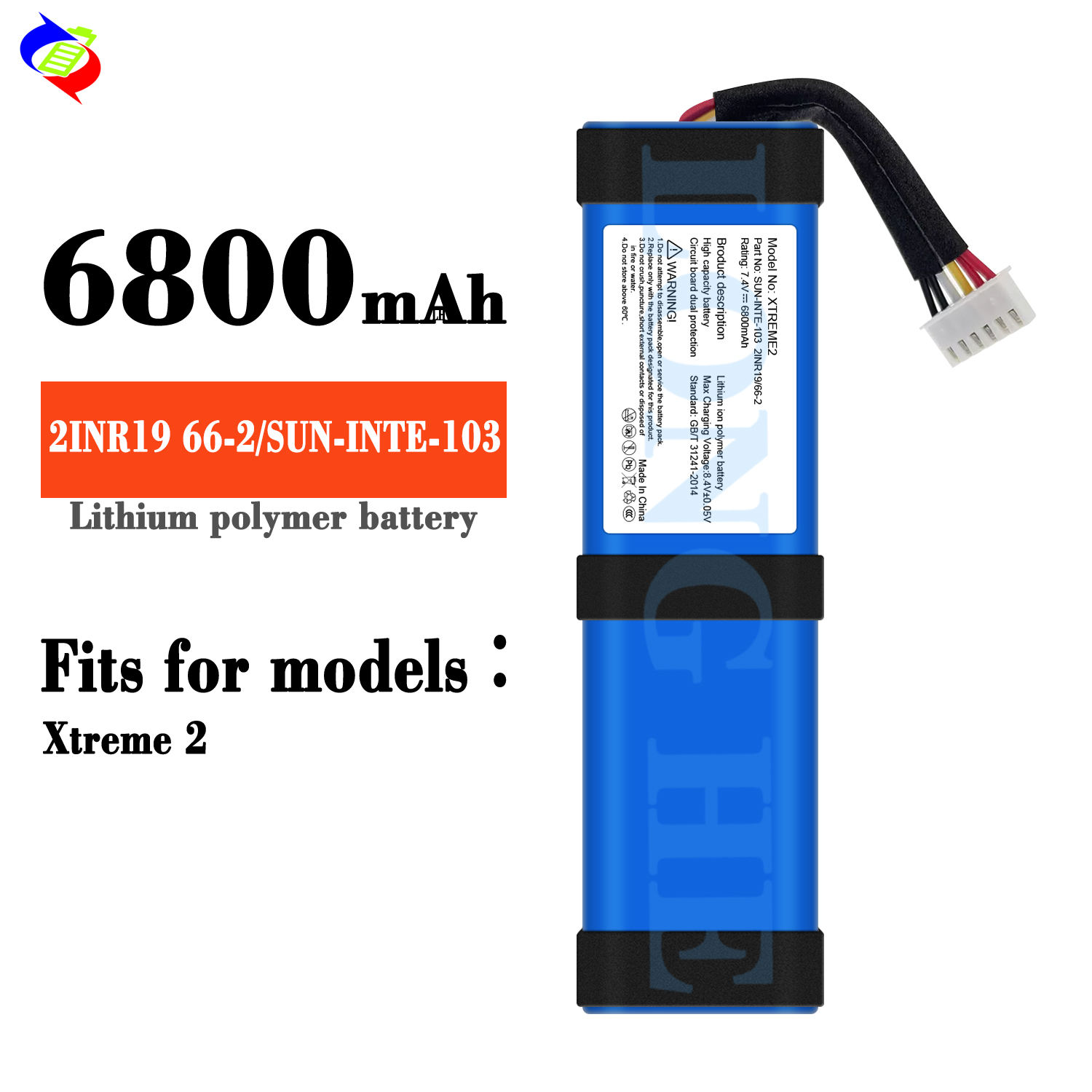 2INR19/66-2, ซัน-อินเตอร์-103/6800mah