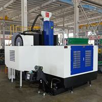 Centro de mecanizado CNC de pórtico de alta precisión con estructura de doble columna Mesa grande y ATC para fresado de piezas de servicio pesado