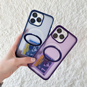 Béquille en métal <span class=keywords><strong>Mag</strong></span> sans fil Charge étui magnétique pour <span class=keywords><strong>iPhone</strong></span> 15 14 Plus 16 16E 12 Pro Max <span class=keywords><strong>11</strong></span> coffre-fort antichoc pare-chocs PC couverture - Product Image 1