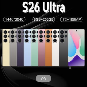 Nuovo Smartphone Globale S26 Ultra 5G, <span class=keywords><strong>8GB</strong></span> <span class=keywords><strong>RAM</strong></span>, 256GB Memoria, Fotocamera, Sbloccato, Telefono Android con Face ID, Impronta Digitale, Dual SIM - Product Image 3