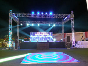 Support en aluminium Durable de 4 m pour aliments, cadre de scène avec mailles pour éclairage, support pour <span class=keywords><strong>dj</strong></span> - Product Image 4