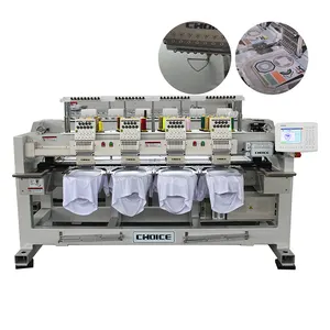 GC0904E makinesi nakış dört kafaları 9 İğneler büyük boy dijital nakış DİKİŞ MAKİNESİ makine nakış konfeksiyon için