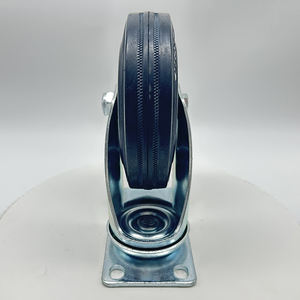 Ruedas de goma VIMA Capacidad de rodamiento de bolas 120kg Rueda giratoria Fabricante Carro industrial Carrito de compras Rueda de servicio mediano - Product Image 5