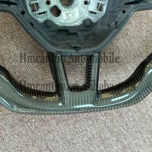 Nuevo Producto, Volante Deportivo de Fibra de Carbono y Cuero Perforado para Skoda Octavia - Product Image 4
