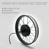 Kit de conversion de vélo électrique à pneus larges 60V 72V 3000W 5000W avec moteur de moyeu pour roue arrière – Ensemble de mise à niveau pour vélo électrique