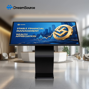 Remote <b>Control</b> CMS LCD Advertising Screen for Retail Store 55 Inch Floor Standing Kiosk <b>Stands</b> for Mall Advertising - Product Image 1