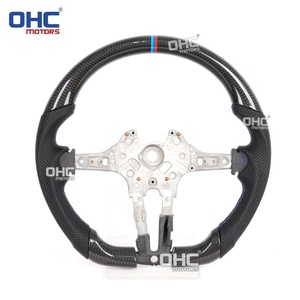 <span class=keywords><strong>Volant</strong></span> en fibre de carbone véritable 3K en stock dans l'UE pour <span class=keywords><strong>BMW</strong></span> F30 M3 F80 Série <span class=keywords><strong>1</strong></span> F20 F45 F31 F32 F36 F25 F16 F87 avec surpiqûres rouges ou <span class=keywords><strong>M</strong></span> - Product Image 6