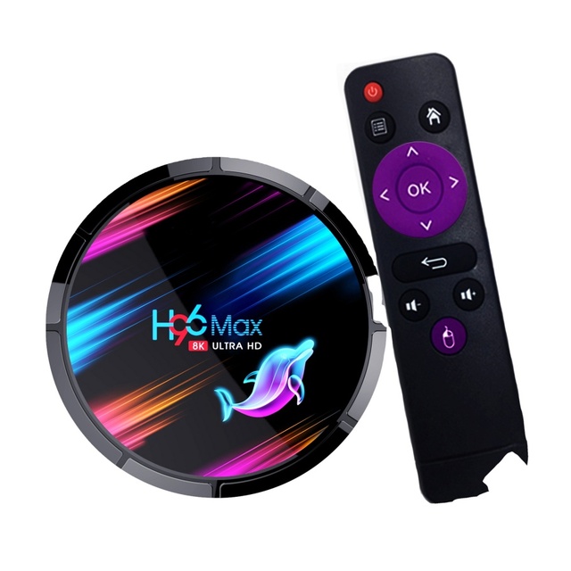 8K Android TV Box 4GB 32GB Mini Smart TV Box Android 9.0 OS With Led Display Set-top Box