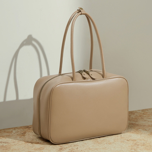 Custom Borsa Mano Pelle Vera <span class=keywords><strong>Donna</strong></span> Marchio Privato Fabbricante OEM ODM Pelle Grano Superiore Borsa Spalla - Product Image 1