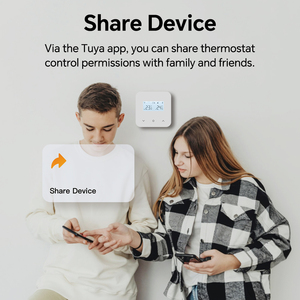 <span class=keywords><strong>Thermostat</strong></span> de chauffage d'ambiance Zigbee <span class=keywords><strong>filaire</strong></span> simple avec sortie libre qui contrôle la <span class=keywords><strong>chaudière</strong></span> à <span class=keywords><strong>gaz</strong></span> à contact sec - Product Image 4