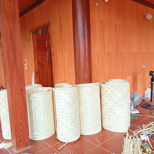 Cubierta de techo de bambú verde Paneles de correas de bambú para diseño de Resort y Villa interior, nuevo aspecto, precios competitivos - Product Image 1