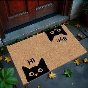 Tapis d'entrée antidérapant motif <span class=keywords><strong>chat</strong></span> de dessin animé pour la décoration intérieure, tapis de bienvenue mignon à motif animal pour entrée, salon, chambre - Product Image 2