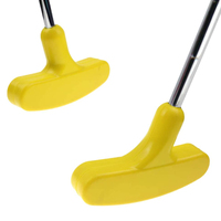Mini putter de golf, tête en caoutchouc colorée, manche en acier inoxydable, 24 pouces, pour enfants et adultes, golf miniature, logo personnalisé OEM