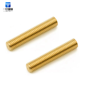 고강도 맞춤형 DIN975 구리 나사산 막대 H59 M6 M8 M10 크기의 전체 황동 볼트 일반 마감 - Product Image 3