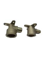 Raccord en laiton pour usine Pex B F1807 à oreilles tombantes 90° °   Raccords de tuyauterie en laiton sans plomb F1807 X FIP