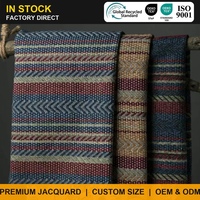 Tissu Jacquard Doux au Toucher, Respirant et Hypoallergénique pour Textile de Maison, Vente en Gros, Faible MOQ