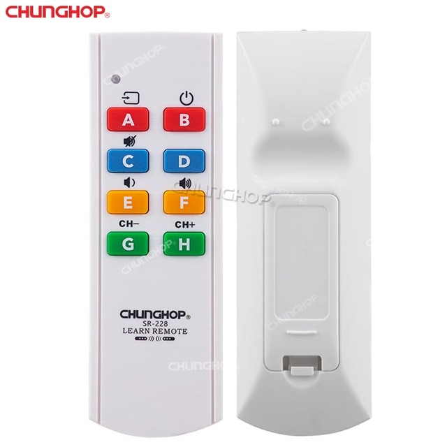 SR-228 8 Keys Chunghop Infrared Learning Code Remote Control Manufacturer