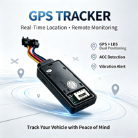 Traceur GPS 2G pour camion TK004, localisation en temps réel avec détection de survitesse et alertes géofences