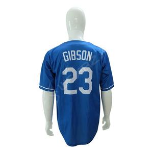 Venta al por mayor barato personalizado sublimación camisetas de béisbol personalizado sublimación Jersey de béisbol liso azul conjunto de uniformes de béisbol - Product Image 4