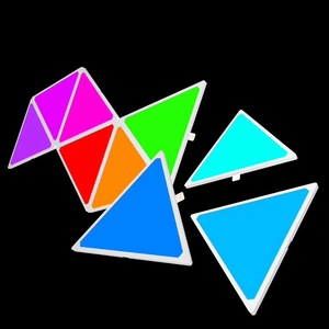 Kit di Illuminazione <span class=keywords><strong>LED</strong></span> Domestica Witop, Design Fai-da-Te, Controllo RGB IC, <span class=keywords><strong>Pannello</strong></span> Luminoso Intelligente Triangolare con App - Product Image 6