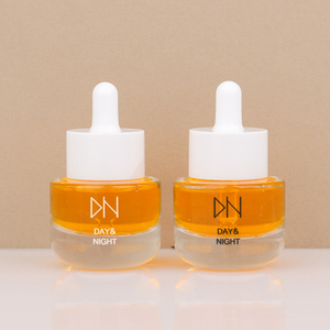 New Chai Tròn Dễ Thương 20Ml 30Ml Thủy Tinh Huyết Thanh Chai Dày Dưới Sương Thủy Tinh Chăm Sóc Da Chai Nhỏ Giọt Với Sang Trọng Đóng Cửa - Product Image 4