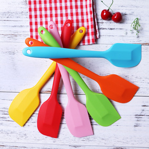 Multi-color Large sized <b>Silicone</b> Spatula Dishwasher Washable Oven Safe Food-grade <b>Silicone</b> Butter Scraper Cuisine <b>Baking</b> Gadgets - Product Image 1