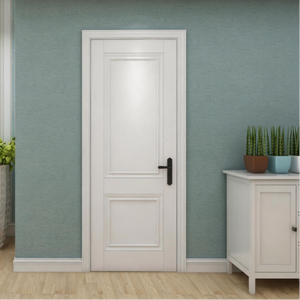 <span class=keywords><strong>Porte</strong></span> intérieure à 3 panneaux en MDF blanc, pré-montée, style européen, luxe, chambre à coucher - Product Image 1