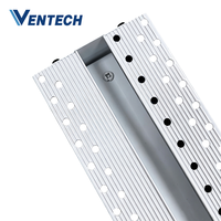 Diffuseur linéaire invisible Ventech, diffuseur d'air linéaire caché en aluminium avec éclairage