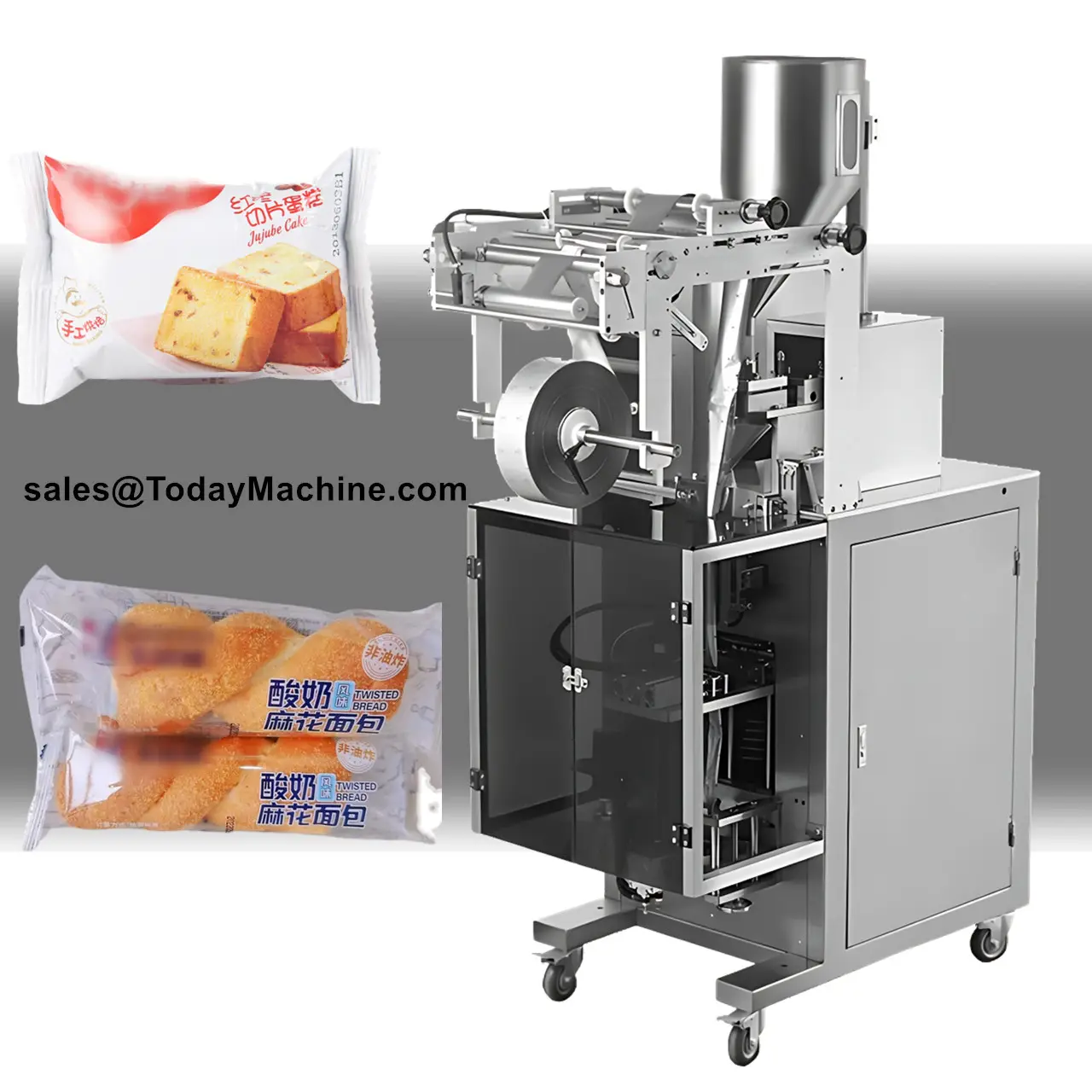 Otomatik fırın ekmek poşeti kek uzun ekmek paketleme makinesi