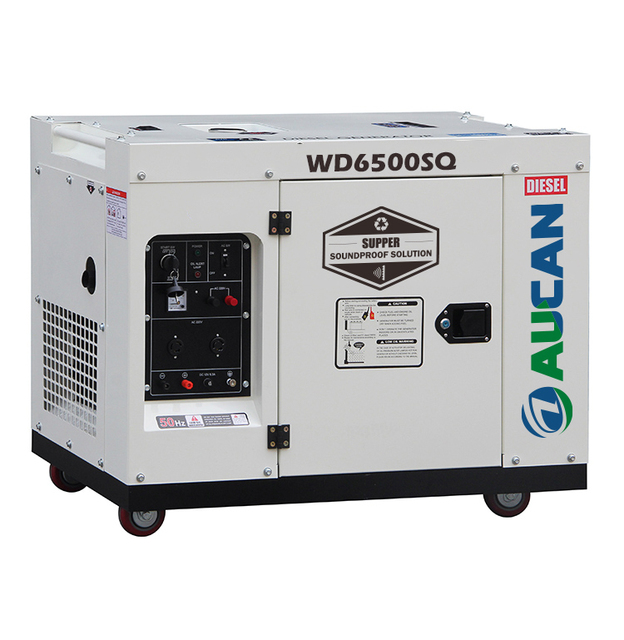 3600rpm 6.5kva Silent Portable Diesel Generator 12V DC Start Remote Start ATS for Home Use Stamford Alternator DC Output 50Hz