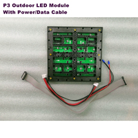 Module d'affichage LED couleur pleine P3 extérieur SMD RGB 192x192mm 64x64 pixels en promotion