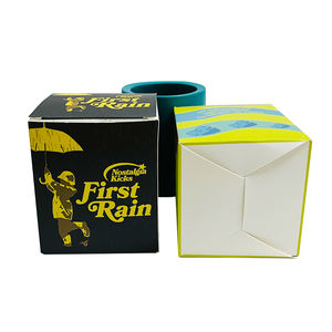 맞춤형 화이트 페이퍼 턱탑 소이 캔들 박스, 맞춤형 캔들 용기, 무광 라미네이션, 엠보싱, 콘크리트 박스형 캔들 용기 - Product Image 6