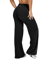 Nuevos Leggings Deportivos OQQ de Cintura Alta para Mujer, Leggings Anchos para Yoga